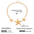 Hammered Starfish Pendant Necklace