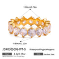 Full White Zircon Rings