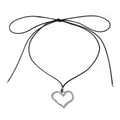 Rope Line Love Pendant Necklace