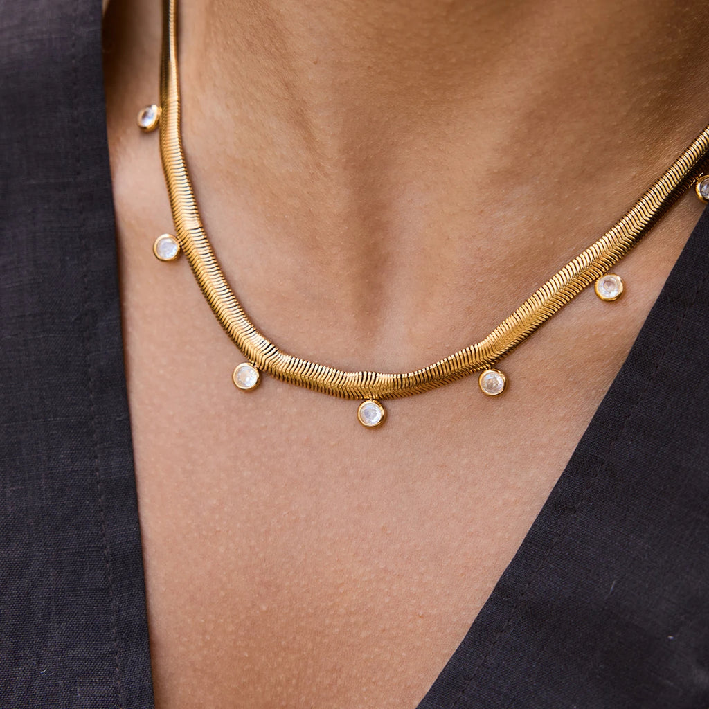 Snake Chain Stainless Steel Necklace