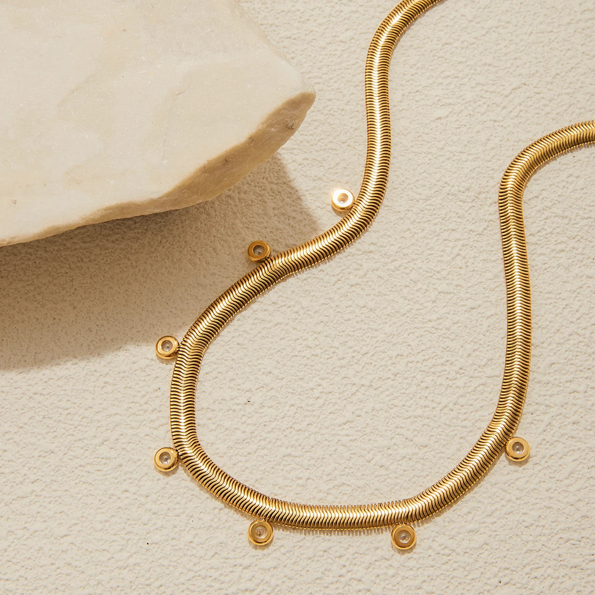 Snake Chain Stainless Steel Necklace