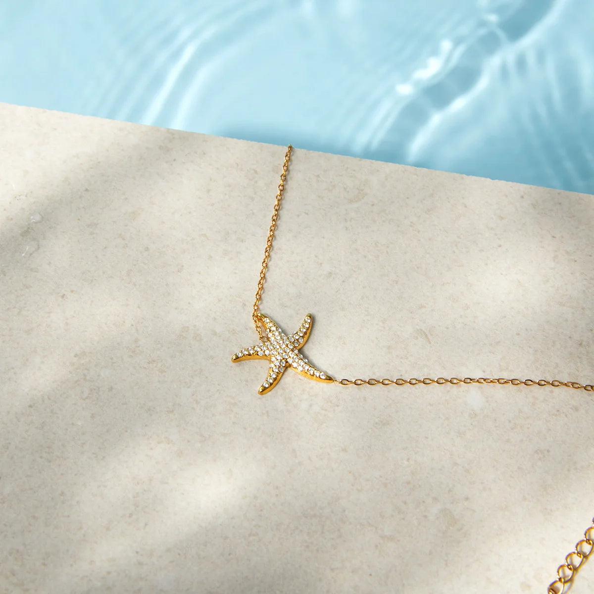 Full Crystal Starfish Bracelet