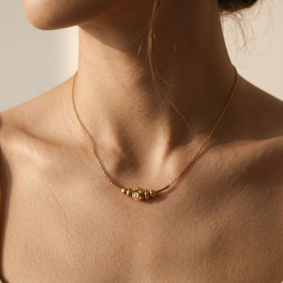 Zircon Star Pendant Necklace
