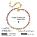 Multicolor Zircon Tennis Bracelet