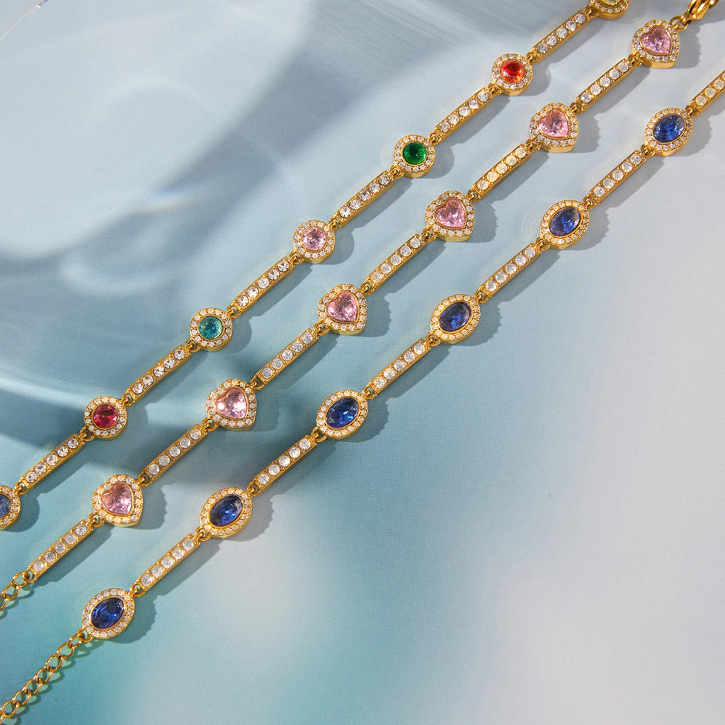 Luxury Geometric Zircon Bracelet