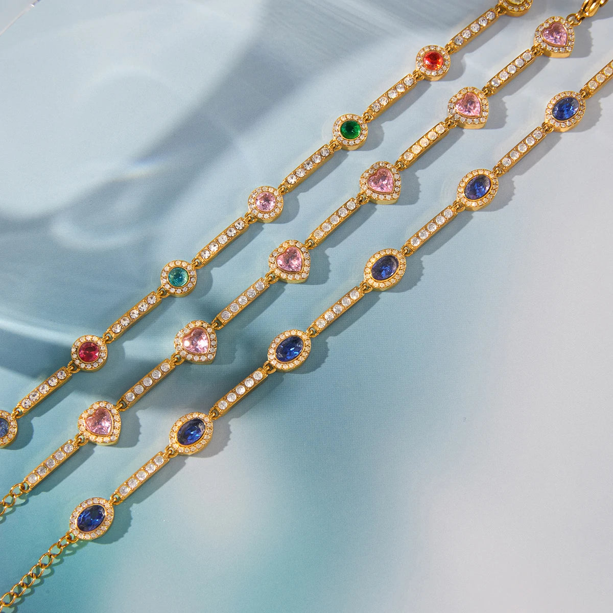 Luxury Geometric Zircon Bracelet