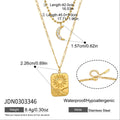 Classic Moon Sun Pendant Necklace