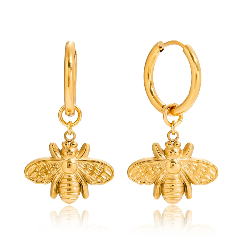 Cute Bee Drop Earrings