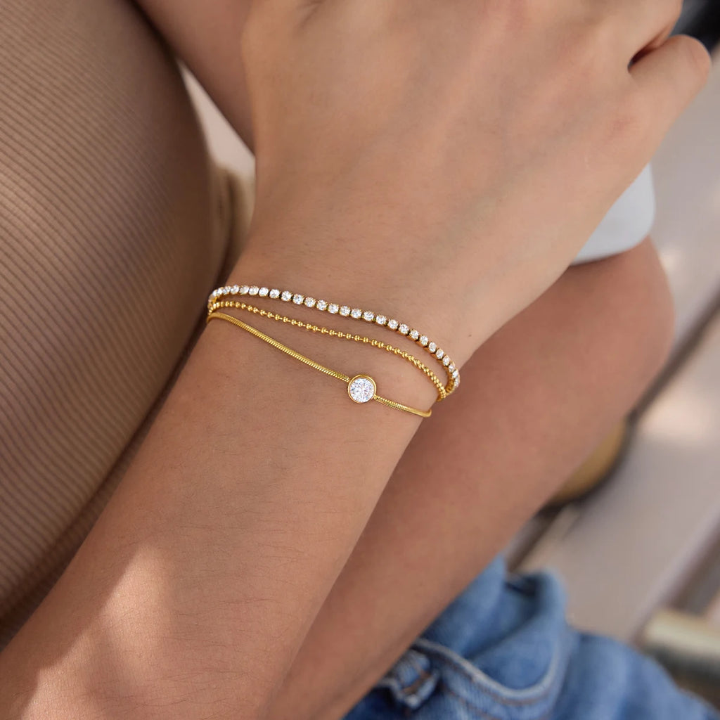 Stainless Steel Waterproof Cuff Bracelet