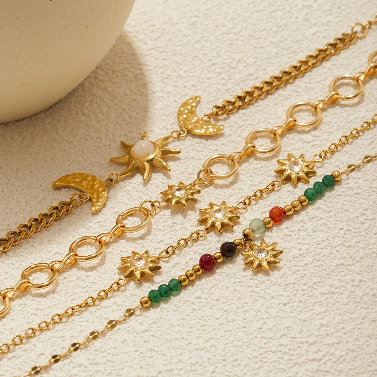 Color Star Moon Bracelet