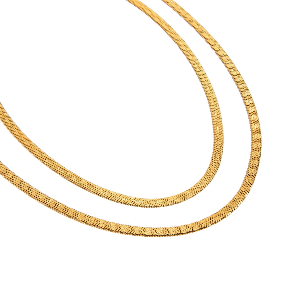 Minimalist Snake Chain Necklace