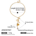 White Zirconia Cross Pendant Y-Shaped Chain Necklace