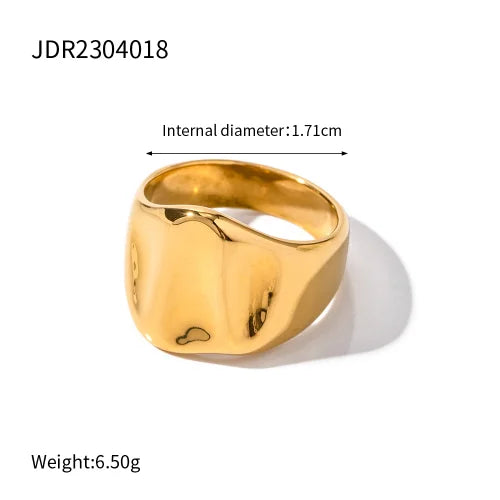 Stainless Steel Geometric Fashion Ring