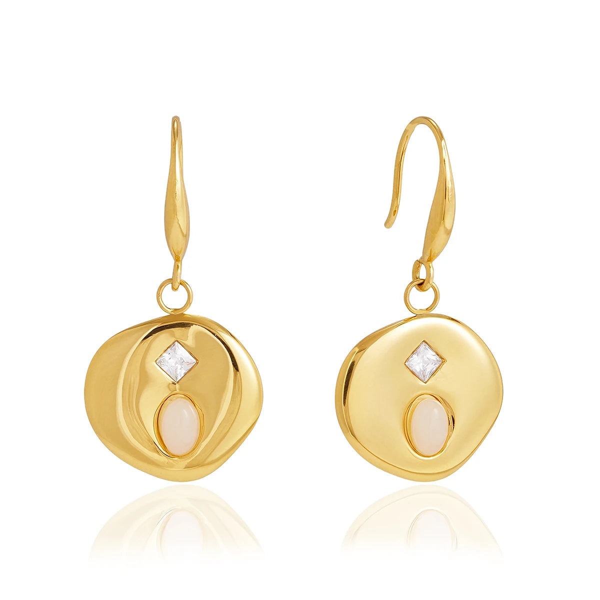Party Zircon Natural Stone Earring Jewelry