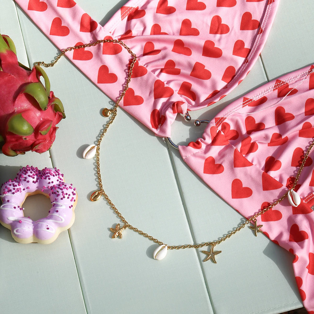 Natural Shell Pearl Waist Chain