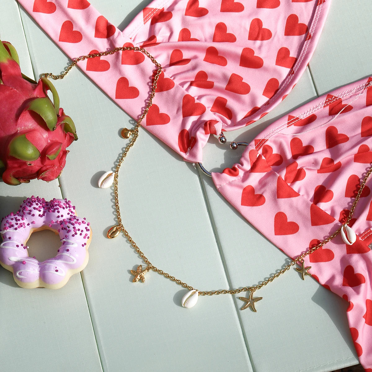 Natural Shell Pearl Waist Chain