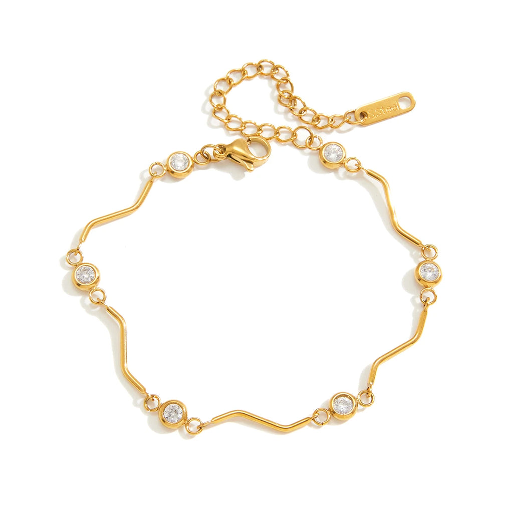 Delicate Zircon Bracelet