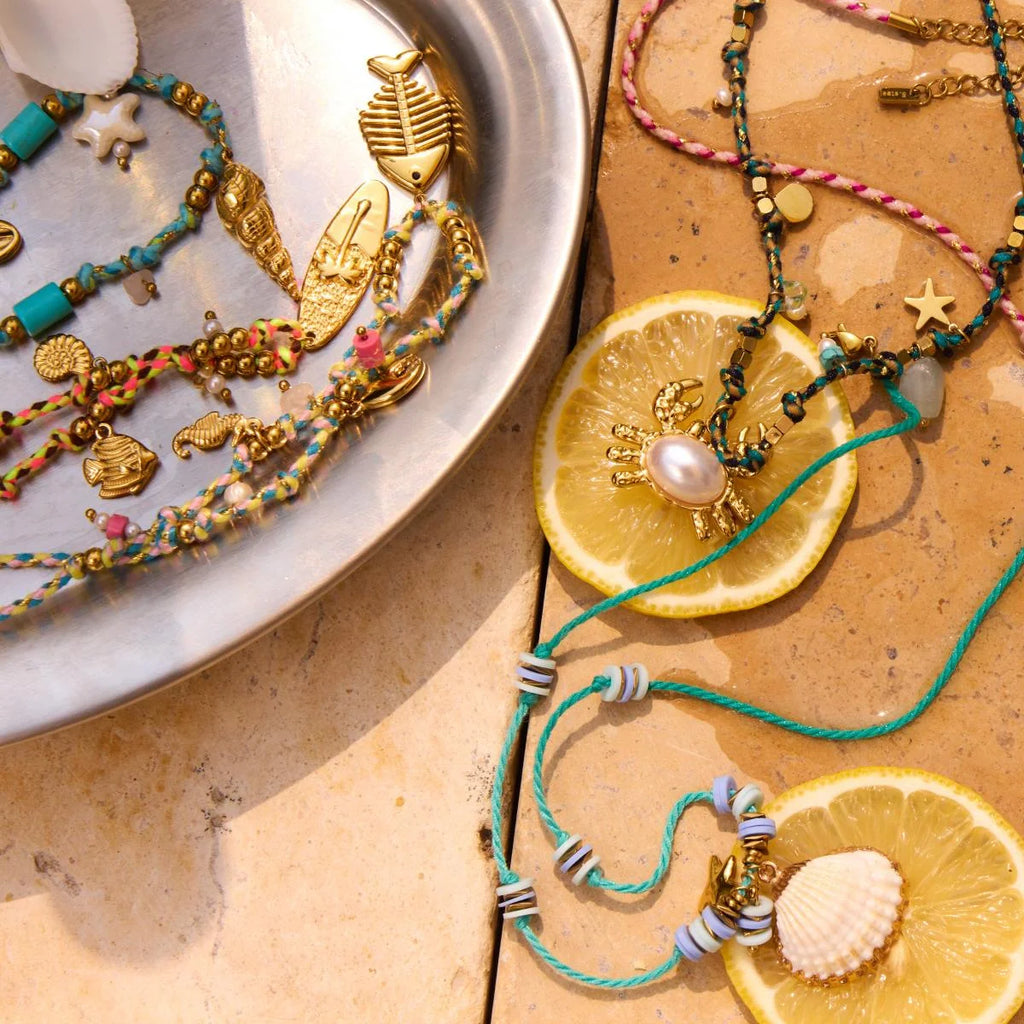 Color Rope Oceans Pendant Necklace