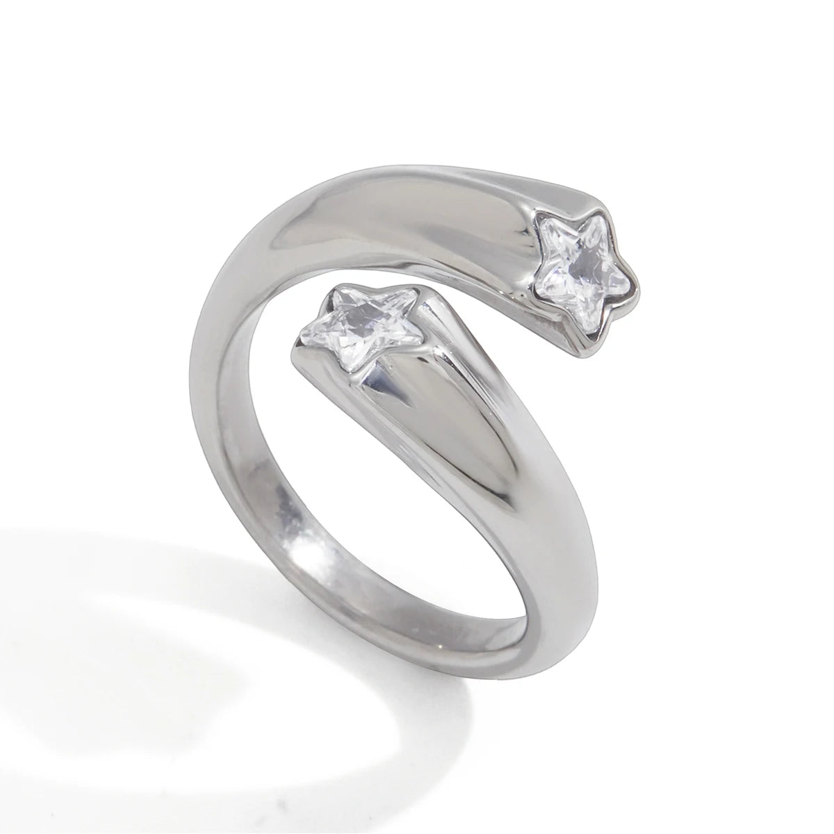 Classic Star Shape Zircon Rings