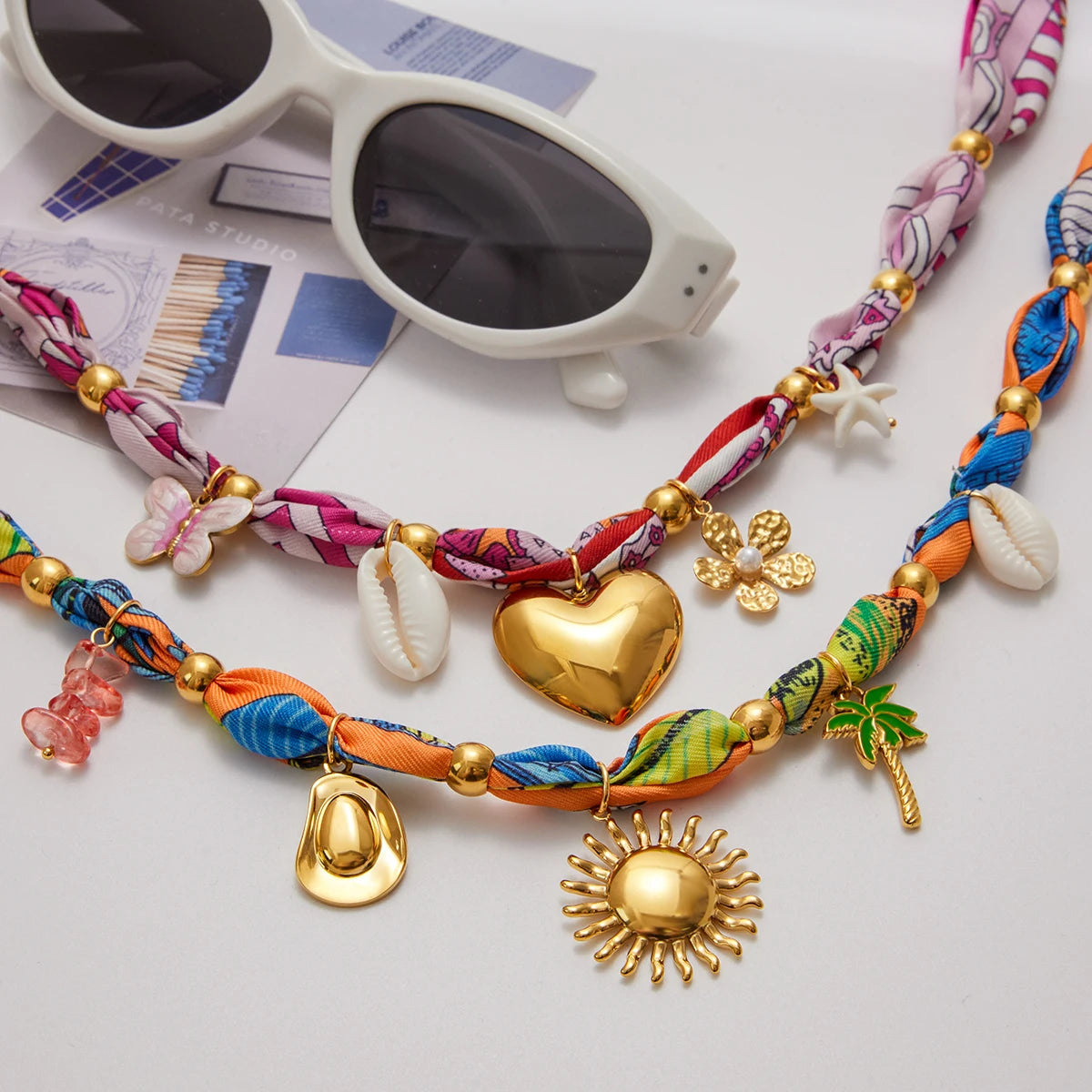 Resort Style Drop Pendant Necklace