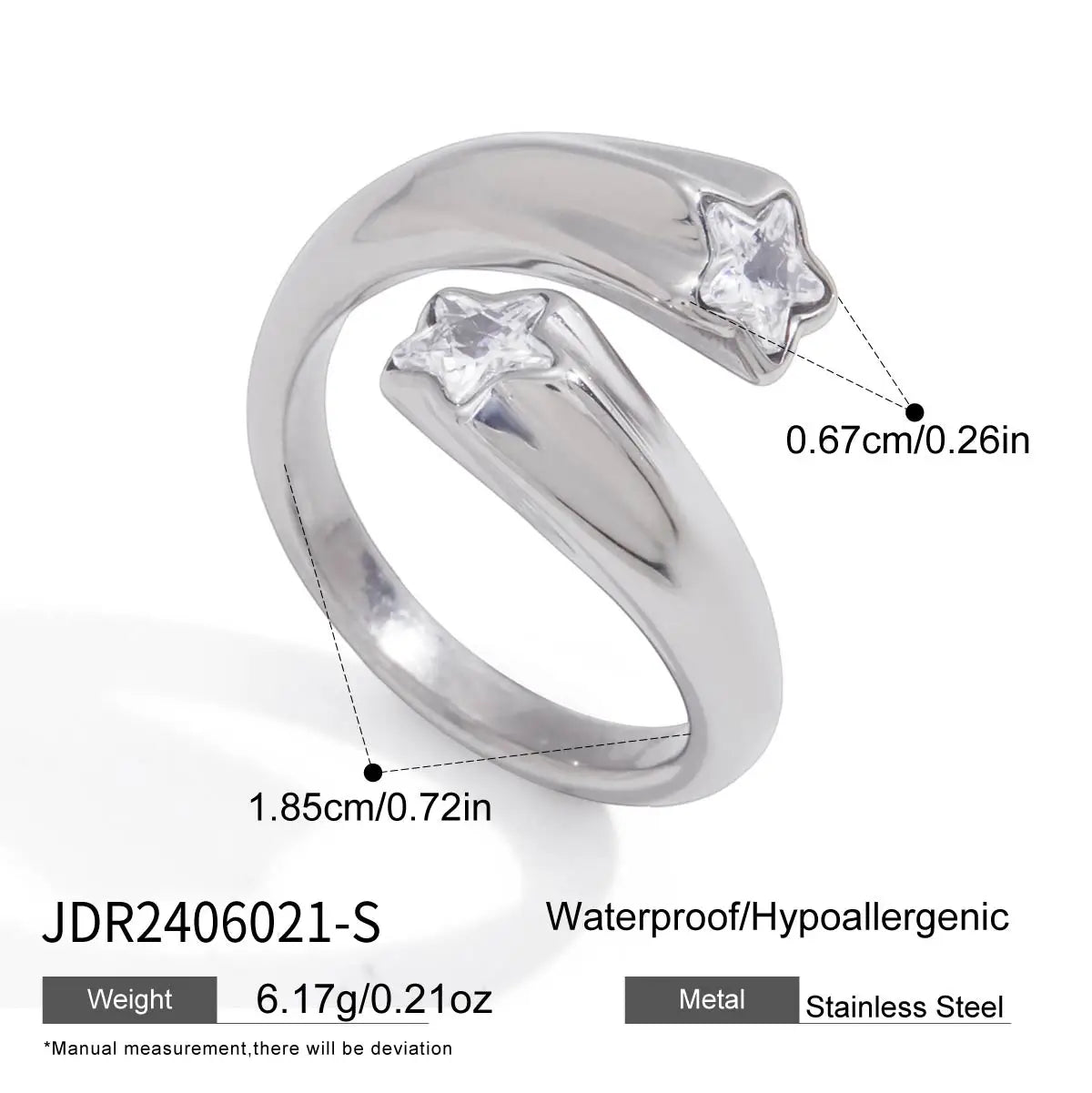 Classic Geometric Crystal Open Rings