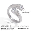 Classic Star Shape Zircon Rings