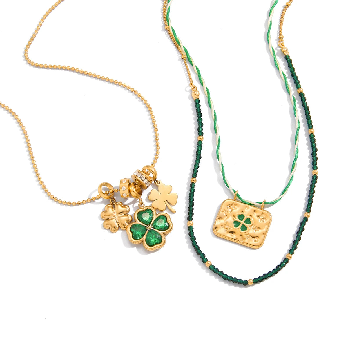 Classic Heart Shape Green Zircon Pendant Necklace