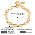 Luxury Chunky Zircon Geometric Bracelet