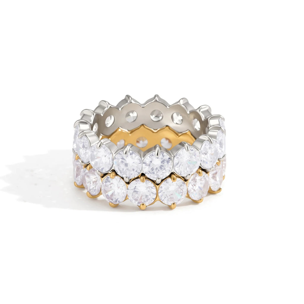 Full White Zircon Rings