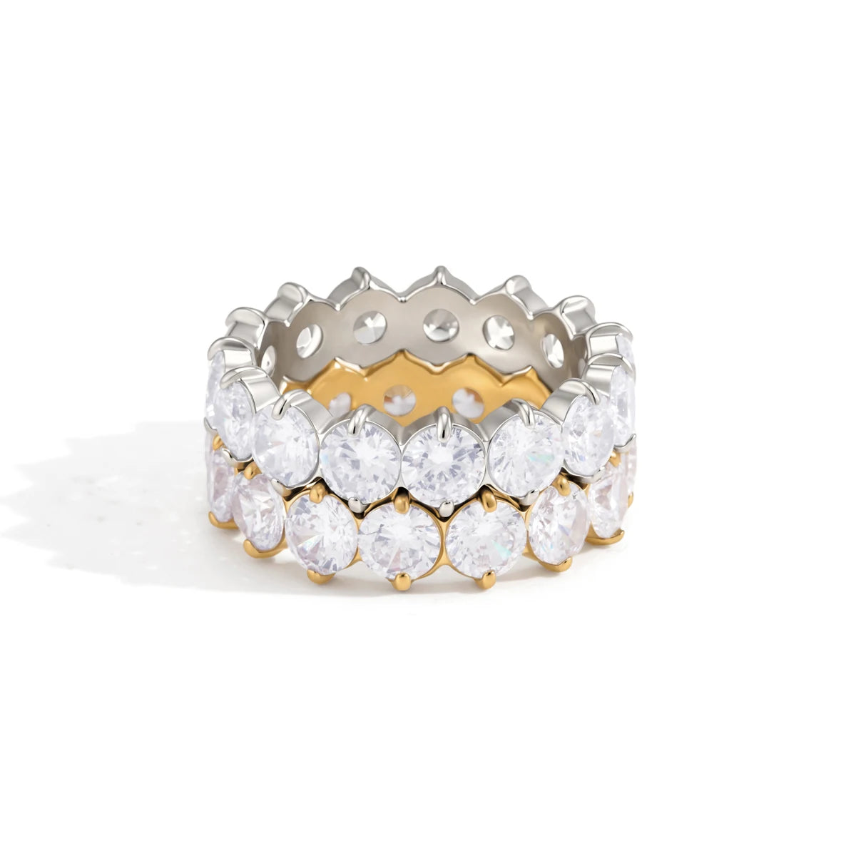 Full White Zircon Rings