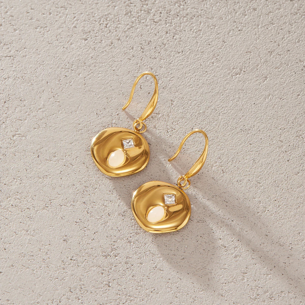 Party Zircon Natural Stone Earring Jewelry