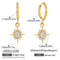Elegant Opal Stone Drop Earrings