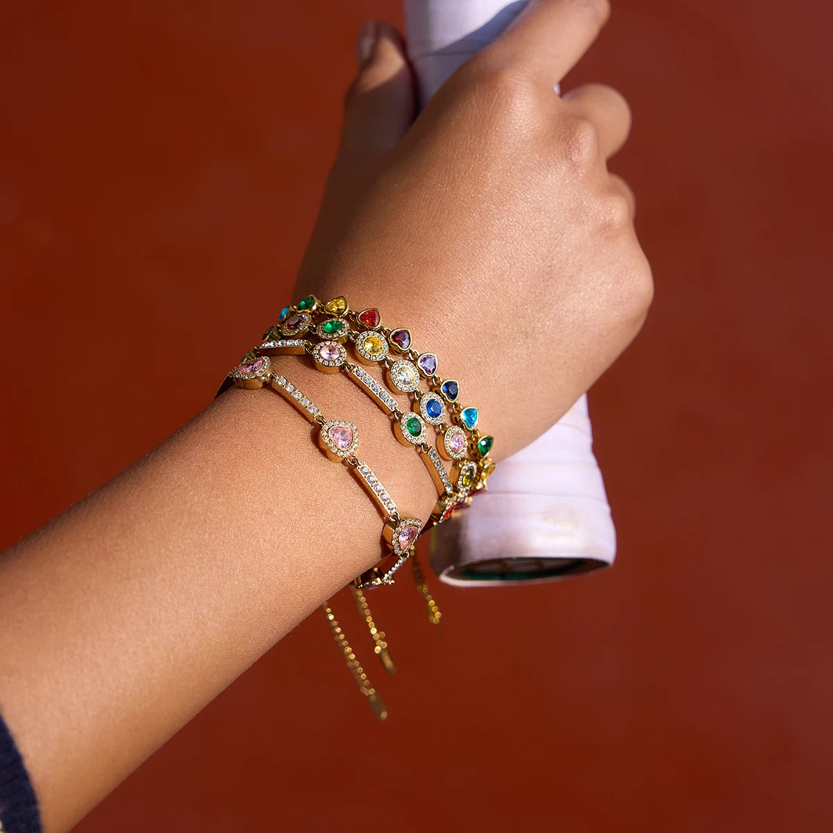 Luxury Geometric Zircon Bracelet