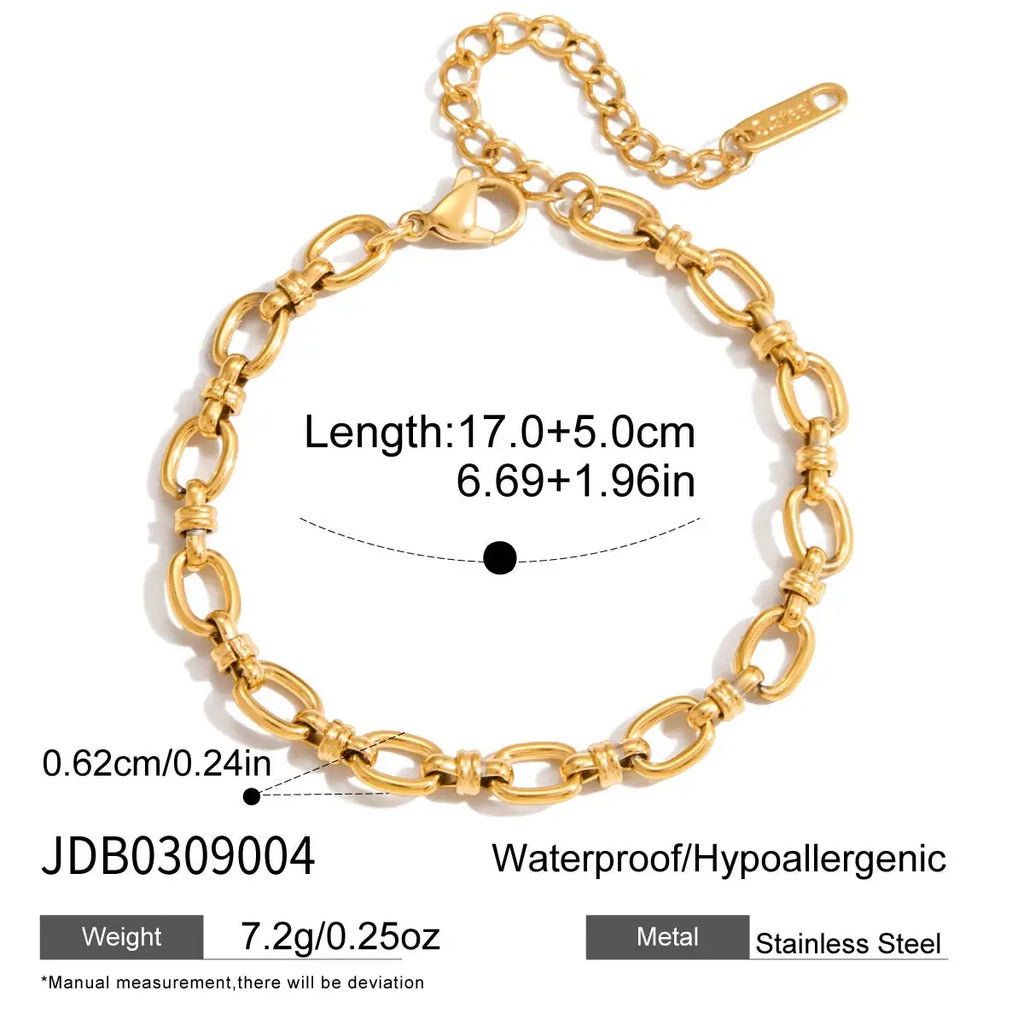 Iced Out Crystal Charm Bracelet