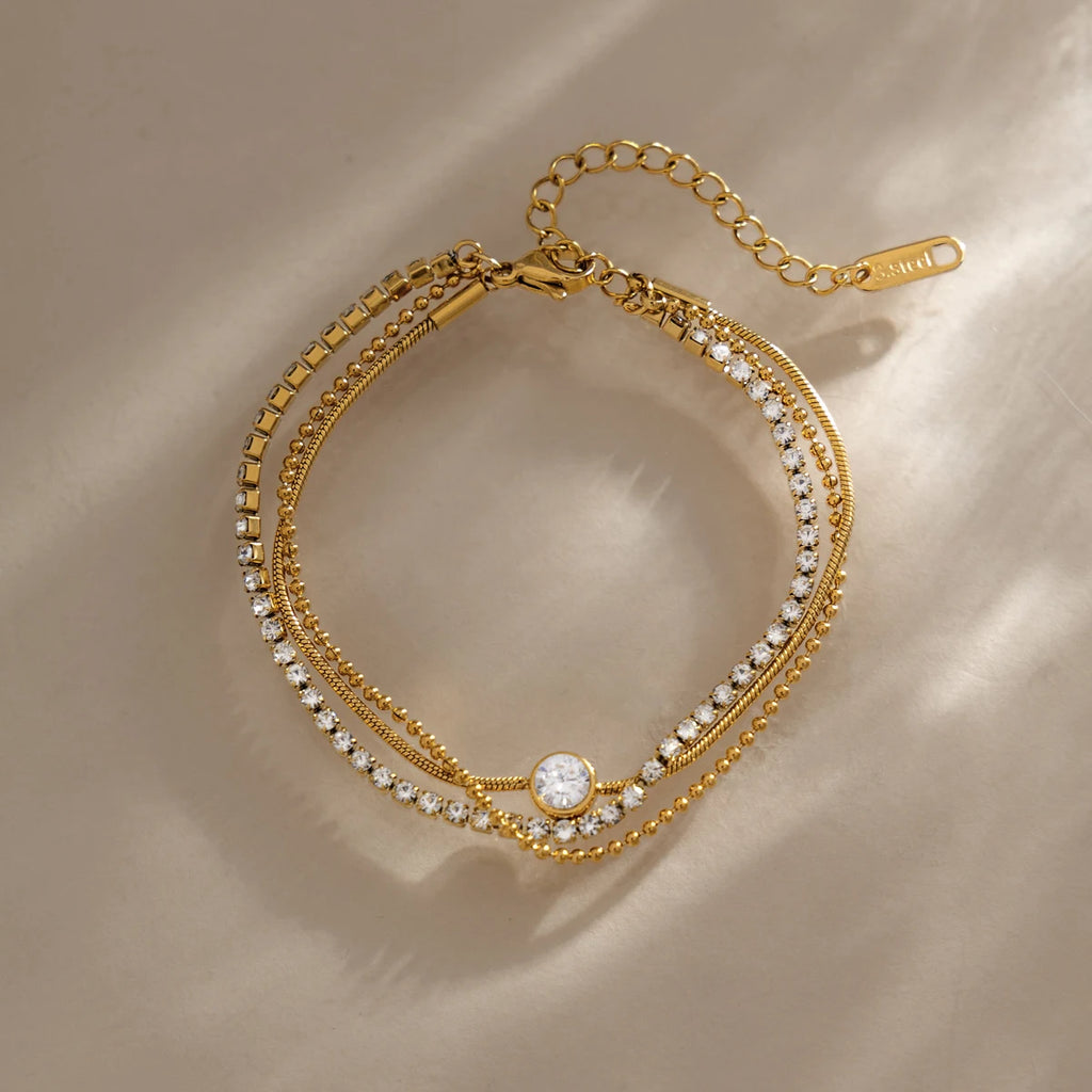 Stainless Steel Waterproof Cuff Bracelet