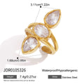 Geometric Zircon Rings