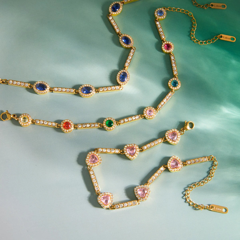 Luxury Geometric Zircon Bracelet