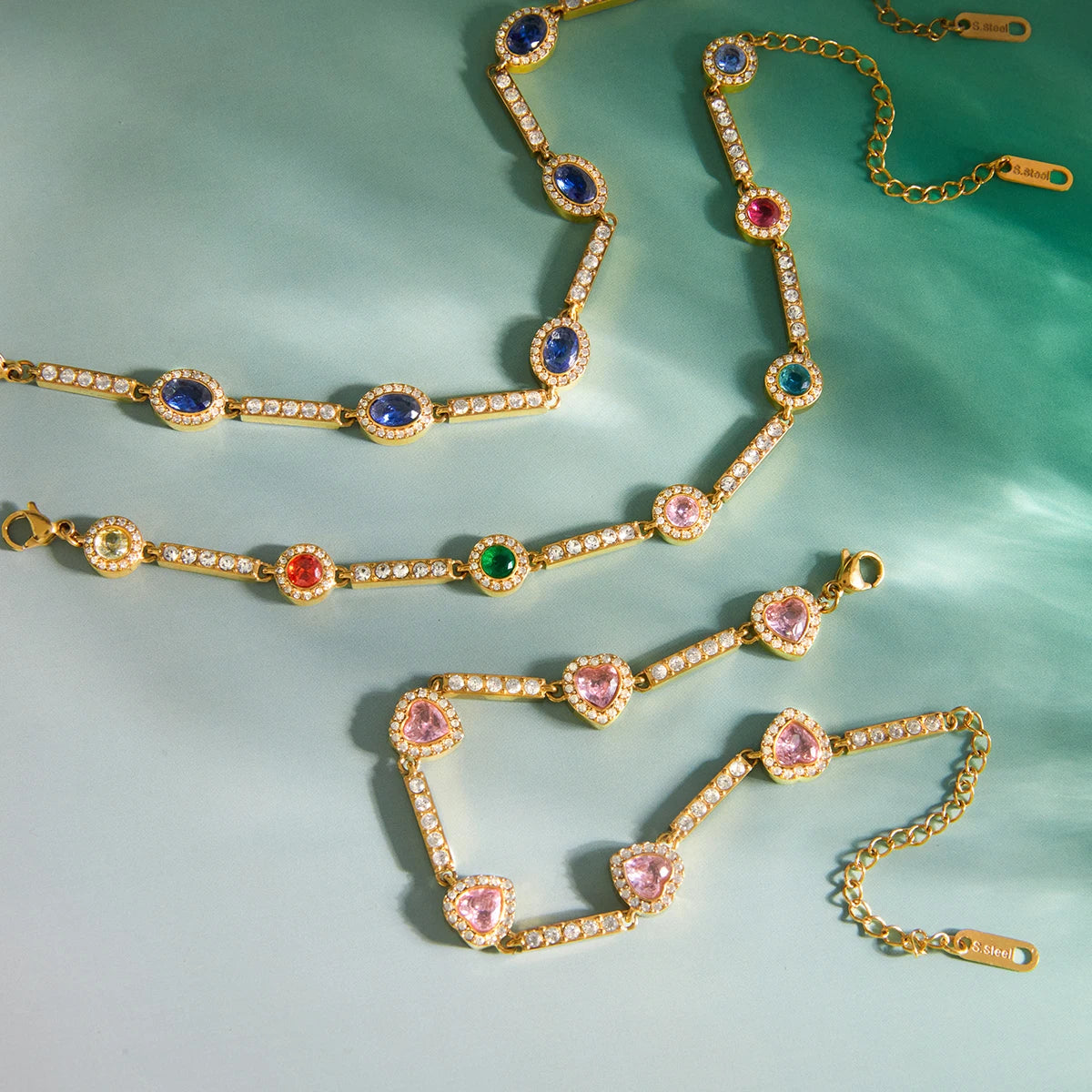 Luxury Geometric Zircon Bracelet