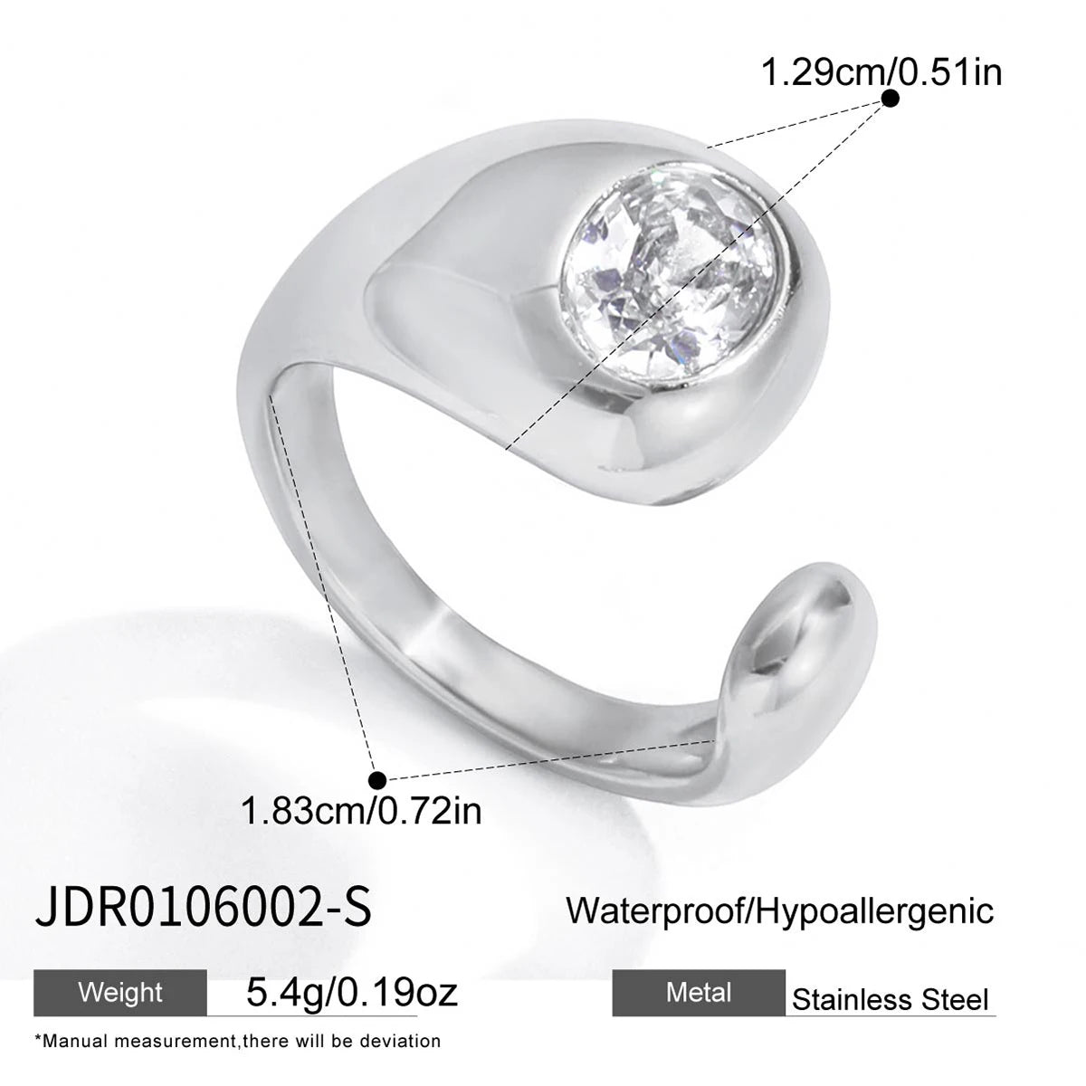 Classic Geometric Crystal Open Rings