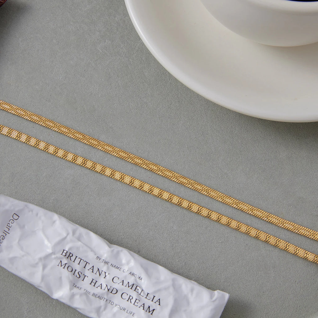 Minimalist Snake Chain Necklace