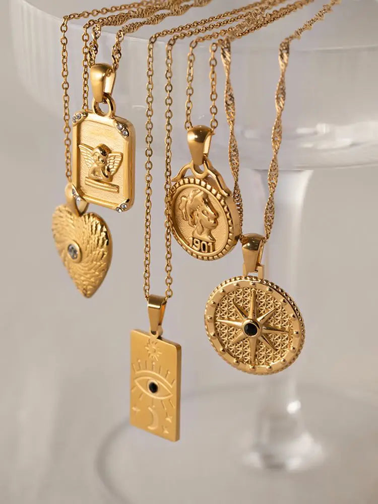 Coin Pendant Necklace