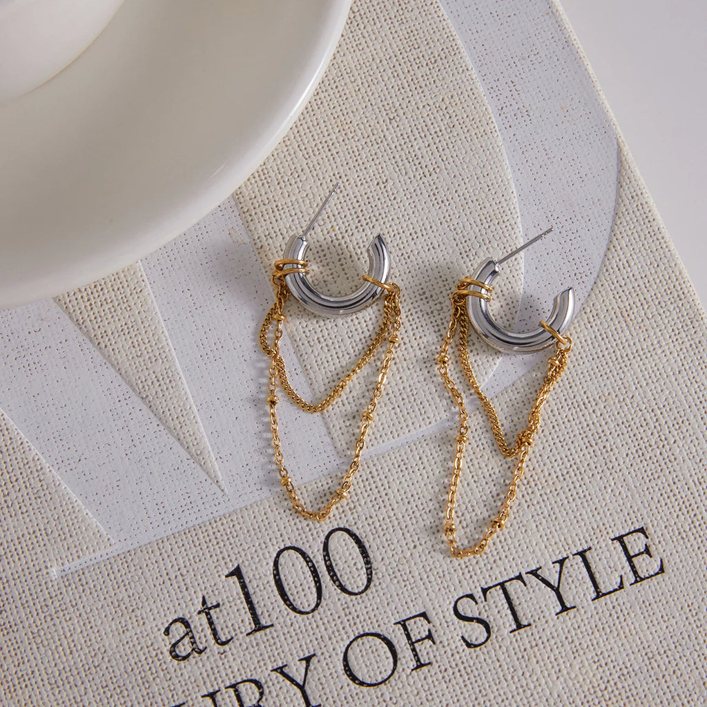 Minimalist Mixed Color Earrings