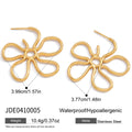 Hollow Flower Stud Earrings