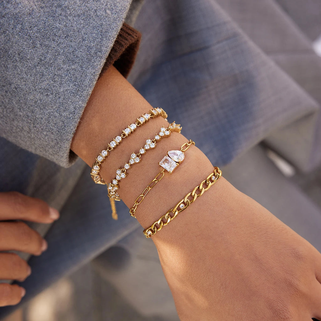 Delicate Zircon Tennis Bracelet