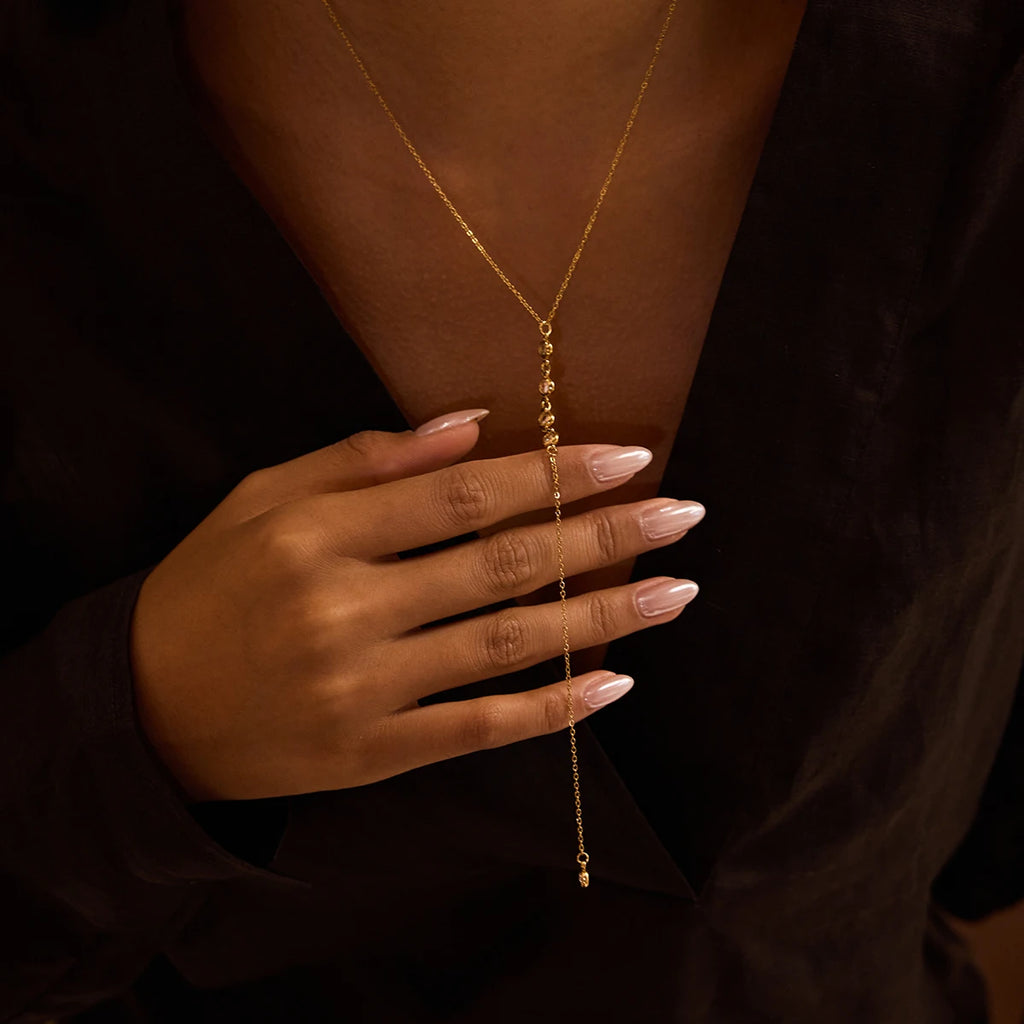 Minimalist Y Shape Chain Necklace
