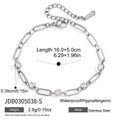 Delicate Geometric Zircon Bracelet