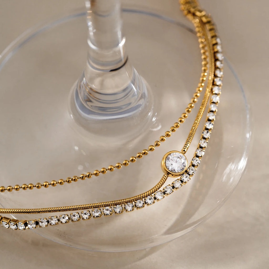 Stainless Steel Waterproof Cuff Bracelet