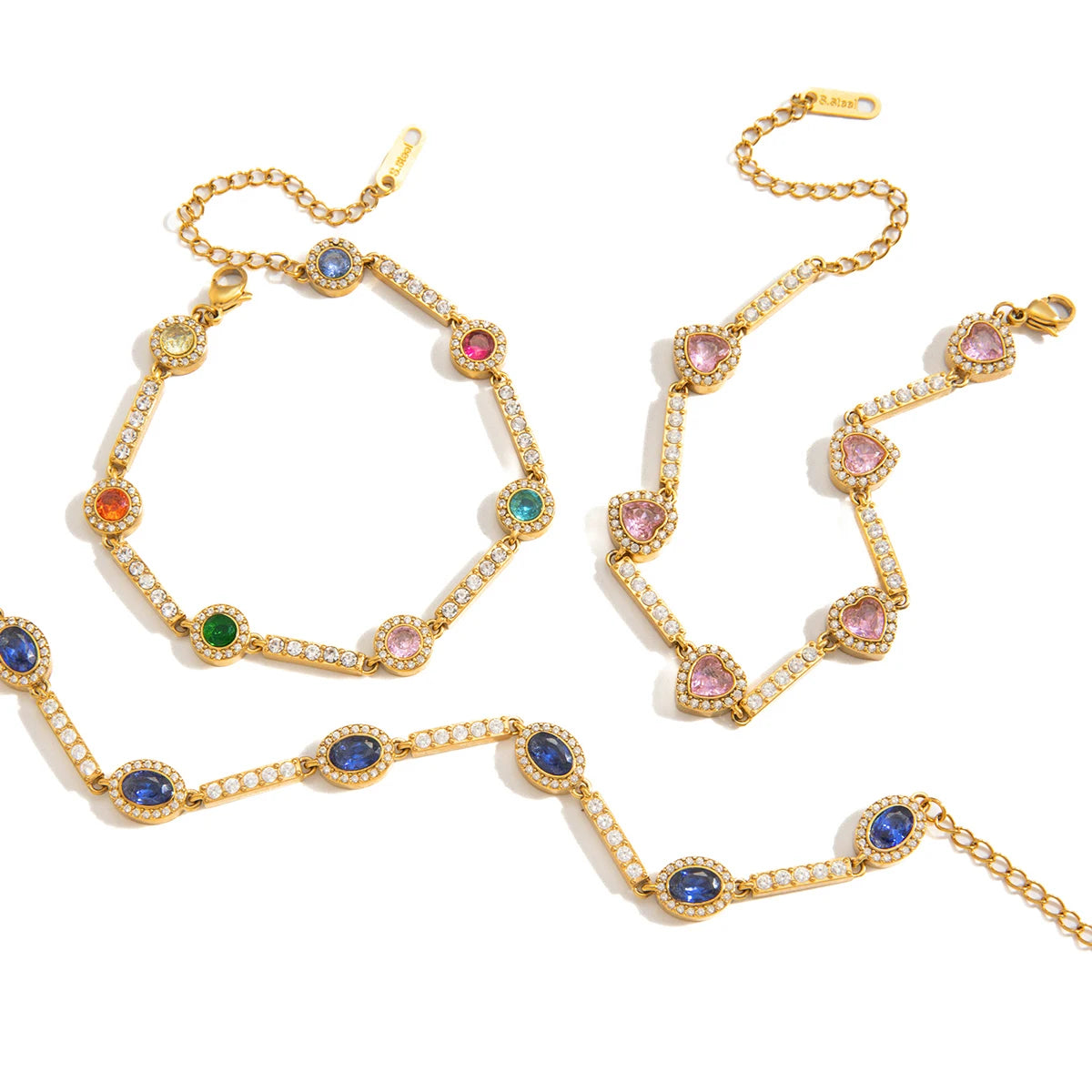 Luxury Geometric Zircon Bracelet