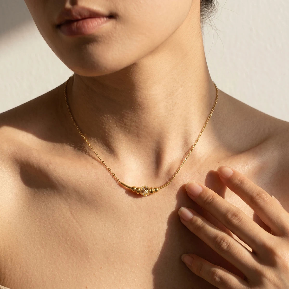 Zircon Star Pendant Necklace