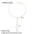 Minimalist Y Shape Chain Necklace